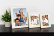 Tabletop Frame Distressed White 8x10 7