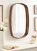 Capsule Mirror Walnut Brown 20x30 7