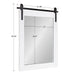 Rectangle Mirror White 22x30 5