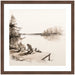 Framed Art Florence Medium Brown 26x26 1