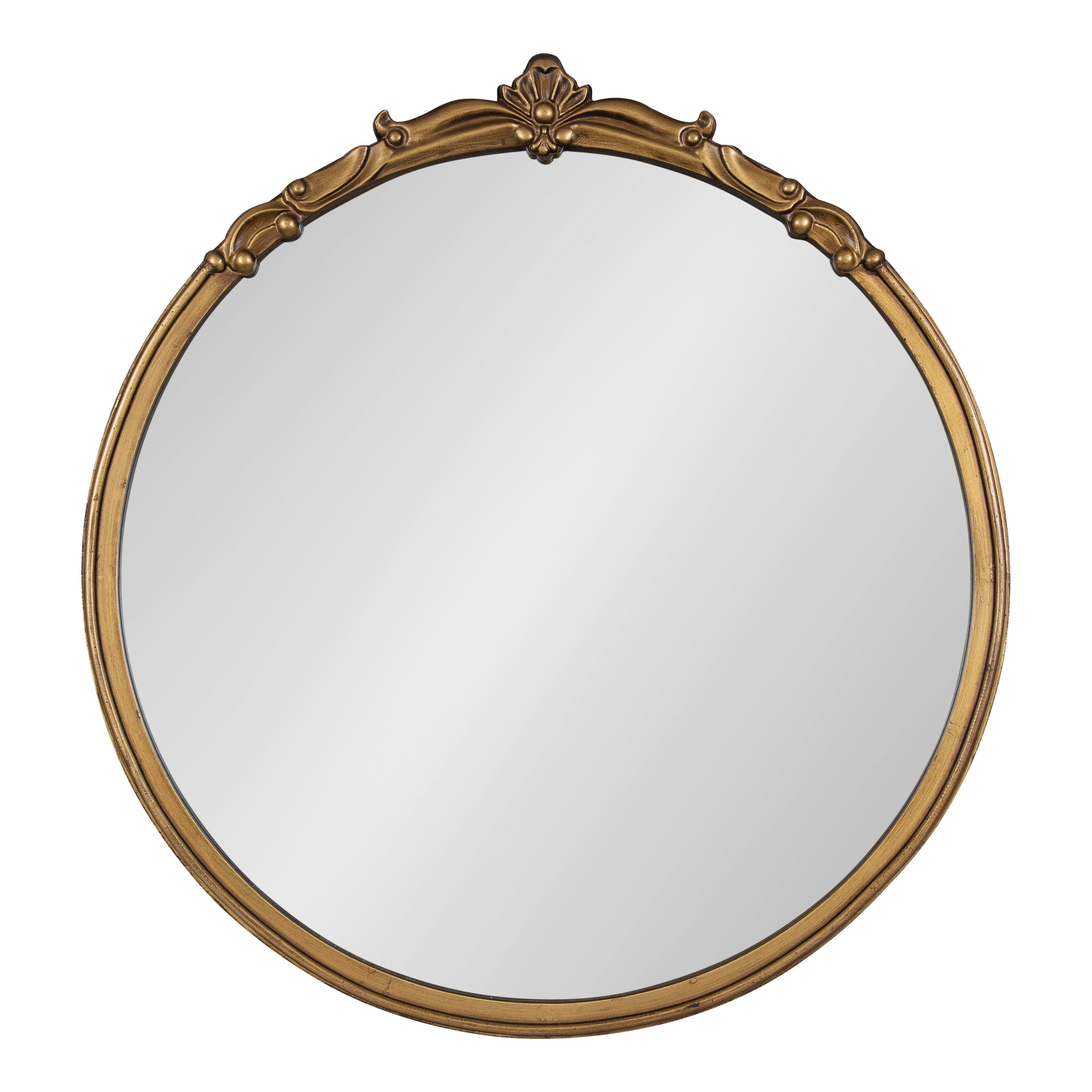 Round Mirror Gold 30" Diameter 2