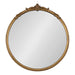 Round Mirror Gold 30" Diameter 2