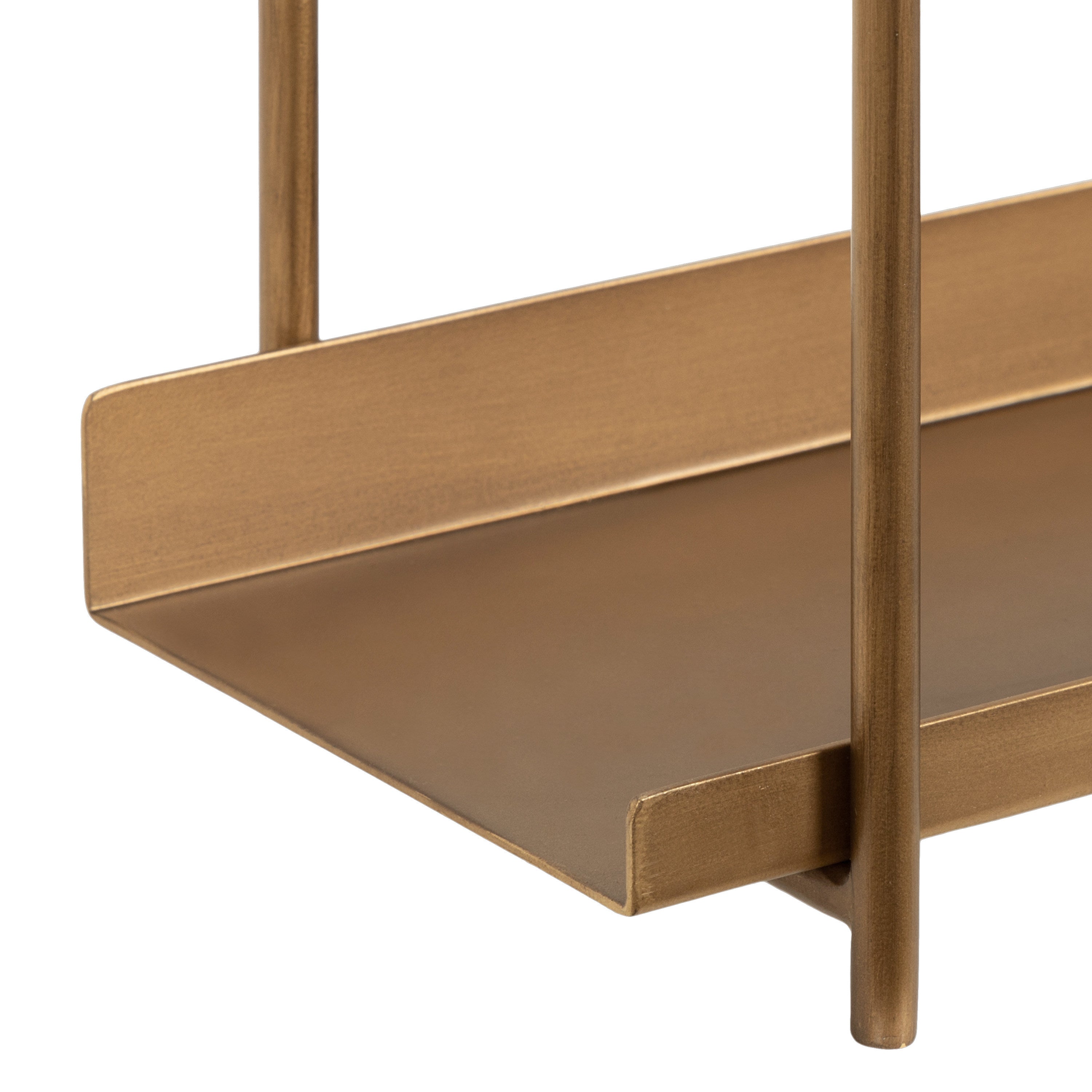Accent Shelf Gold 28x7x15 6