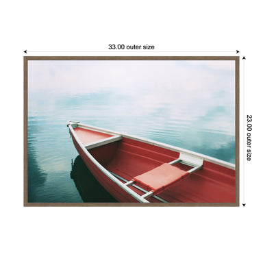 Framed Canvas 33 x 23 Sylvie Walnut 2
