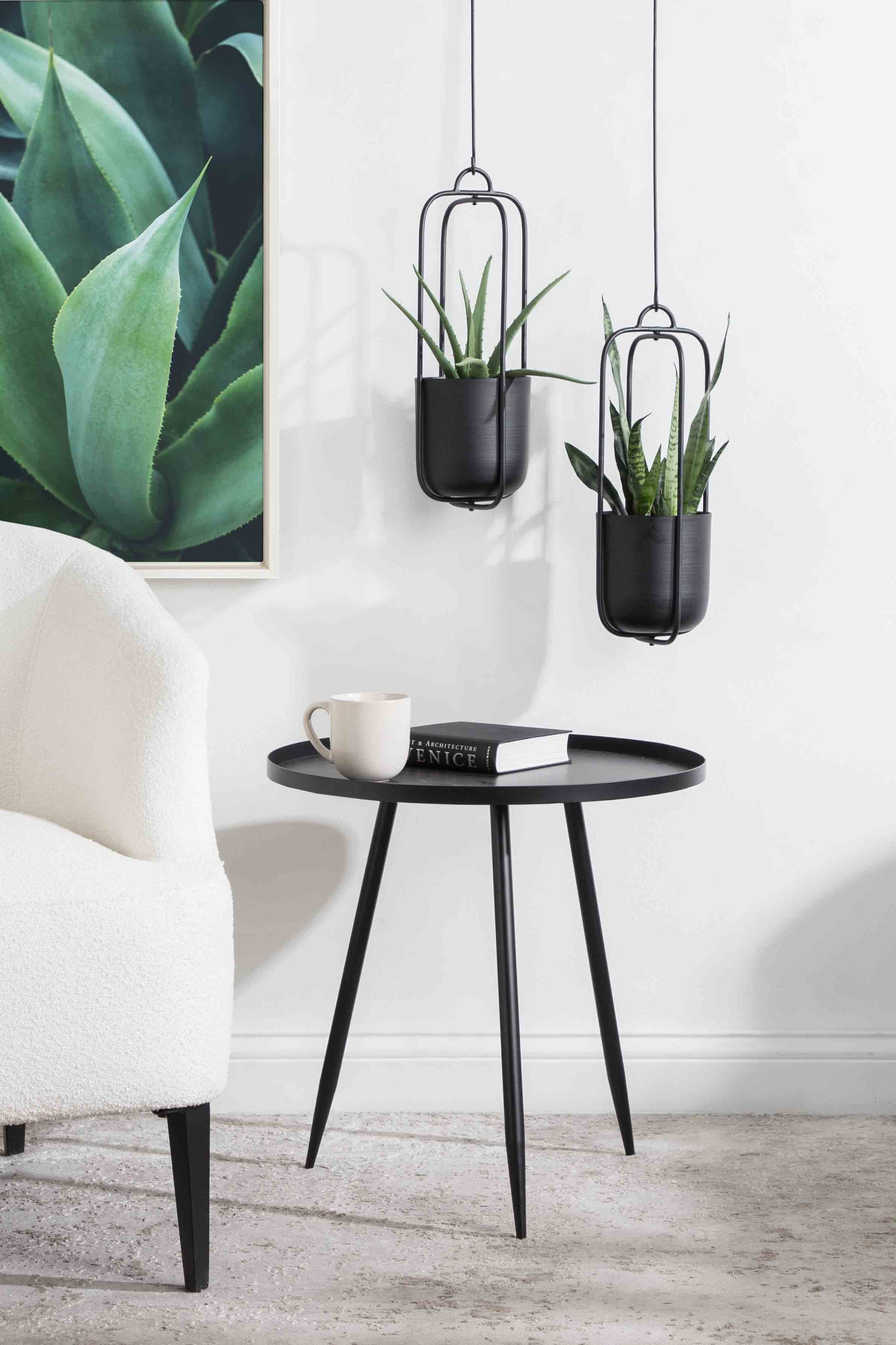 Nobrey Metal Hanging Planter Set