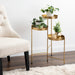 Plant Stand Gold 16x21x30 5