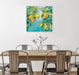 Framed Canvas 30x30 Sylvie Beaded White 5