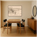 Framed Canvas 42x32 Sylvie Walnut 7