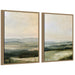 Framed Canvas Sylvie Dark Gold 2 Piece Set 18x24 1