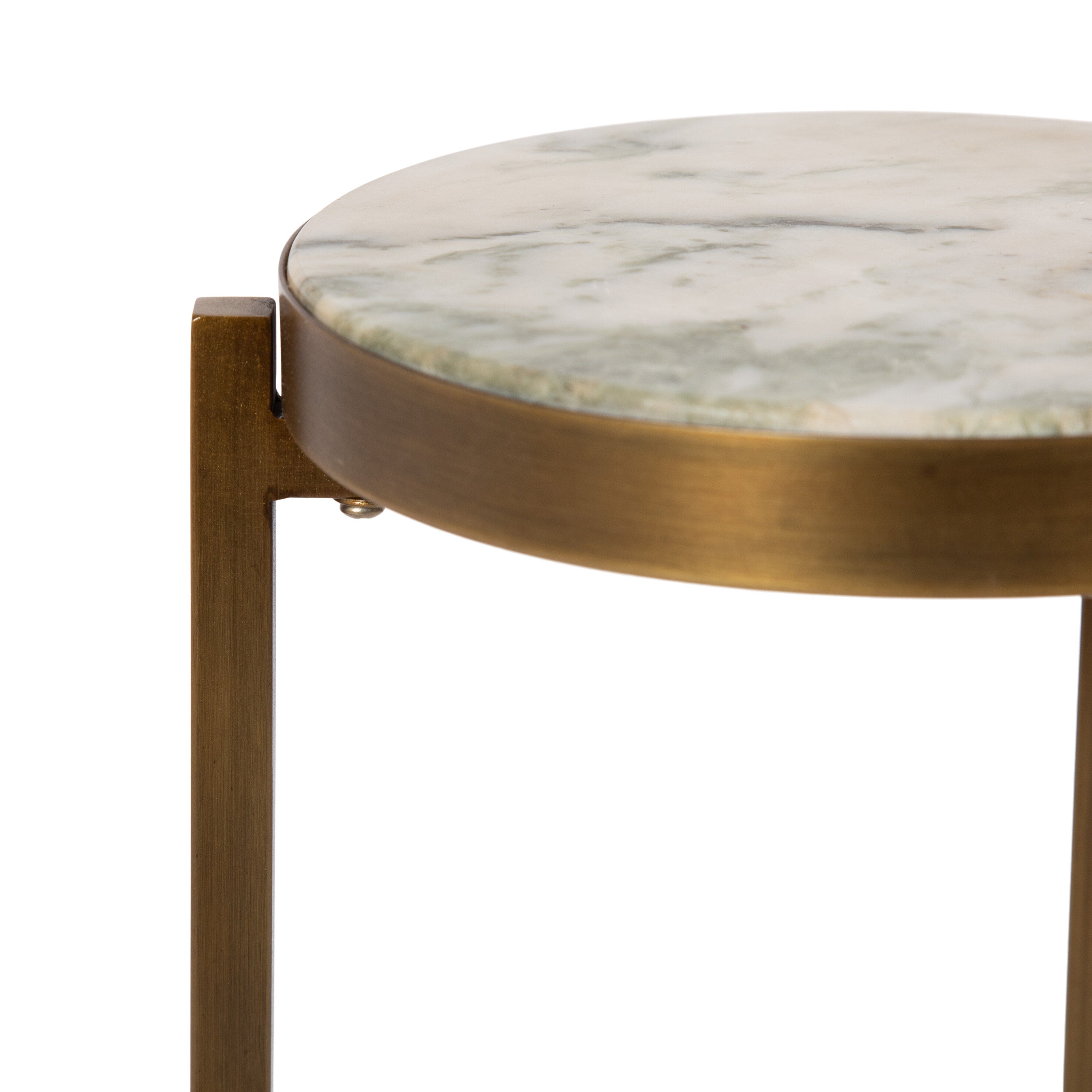 Drink Table Green Gold 9x9x23 3