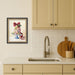 Mounted Canvas Castellan Black 13x16 5
