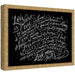 Mounted Canvas 22x17 Mila Dark Gold 7