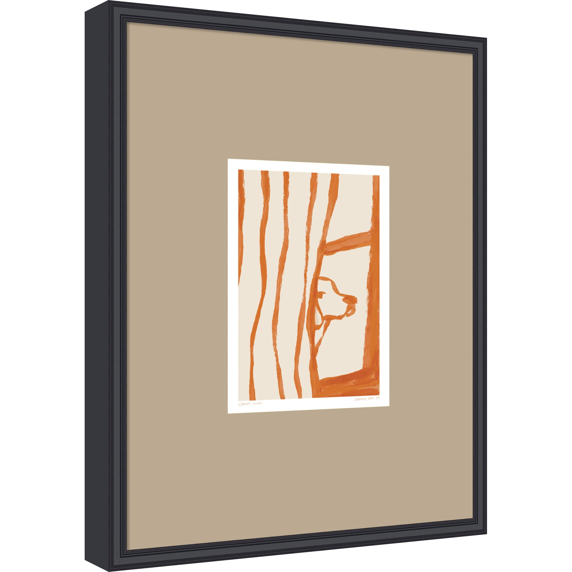 Framed Art 17 x 21 Edith Black 1
