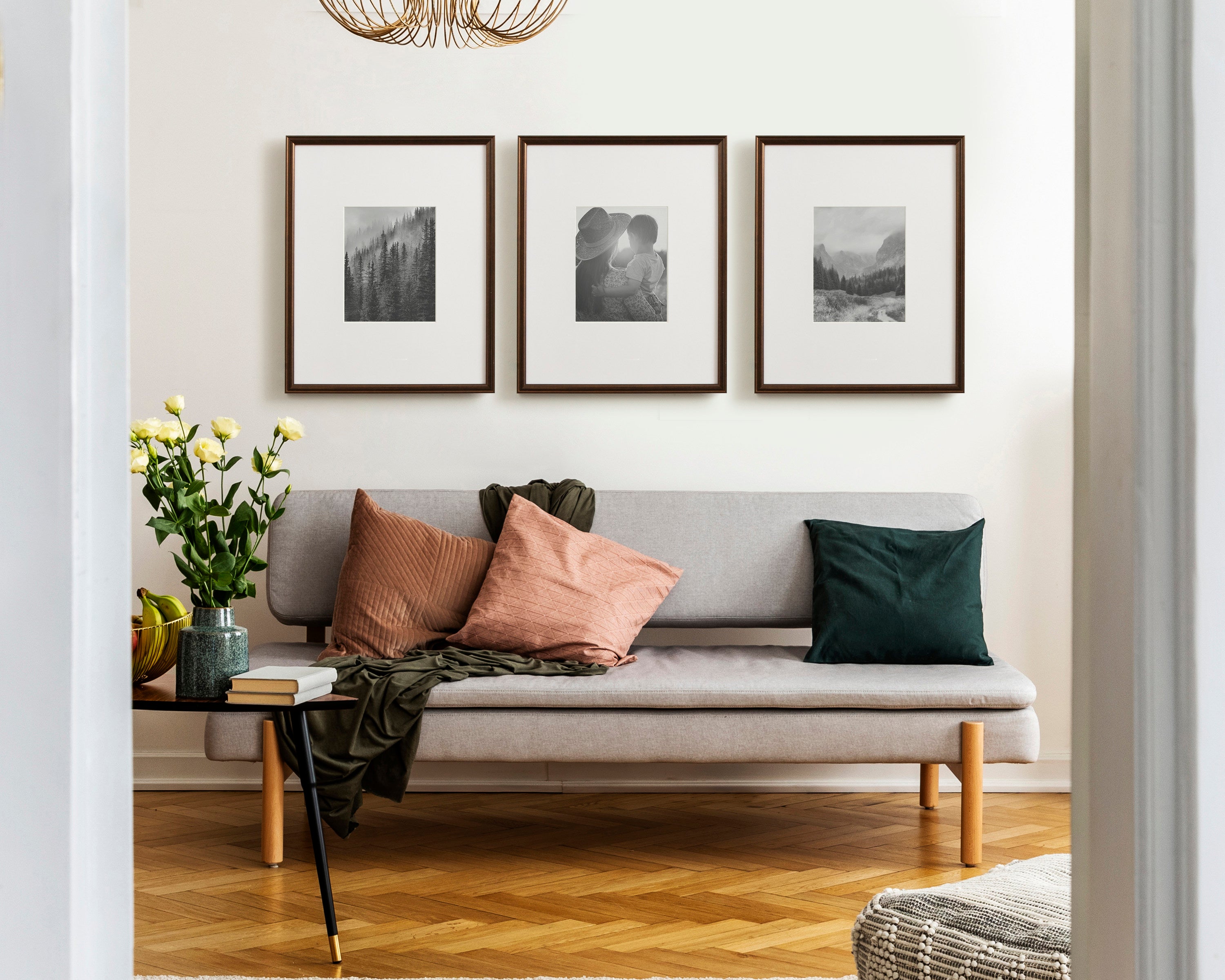 Wall Frame Bronze 16x20 matted to 8x10 7