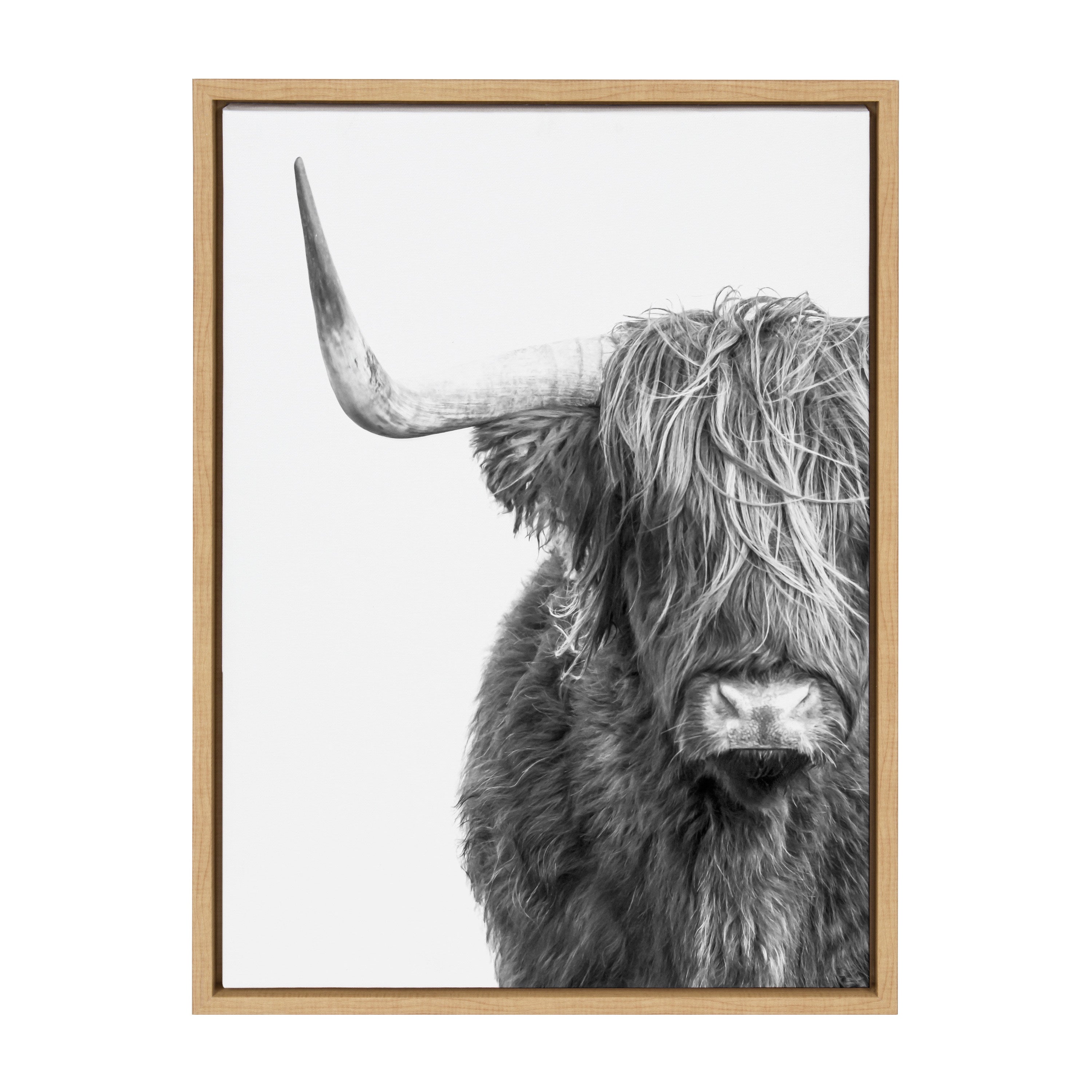 Framed Canvas Sylvie Natural 18x24 2