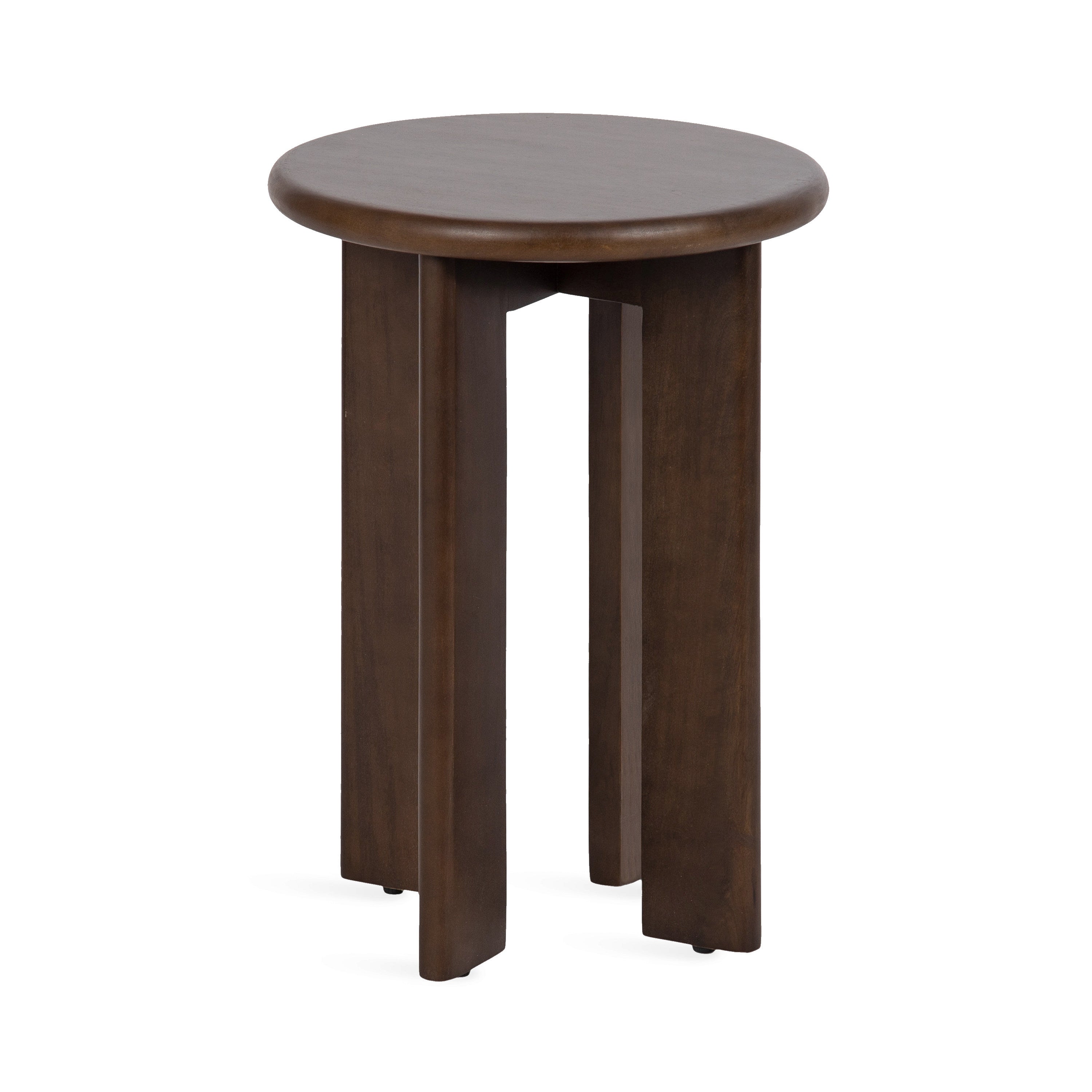 Side Table Dark Brown 14x14x20 1