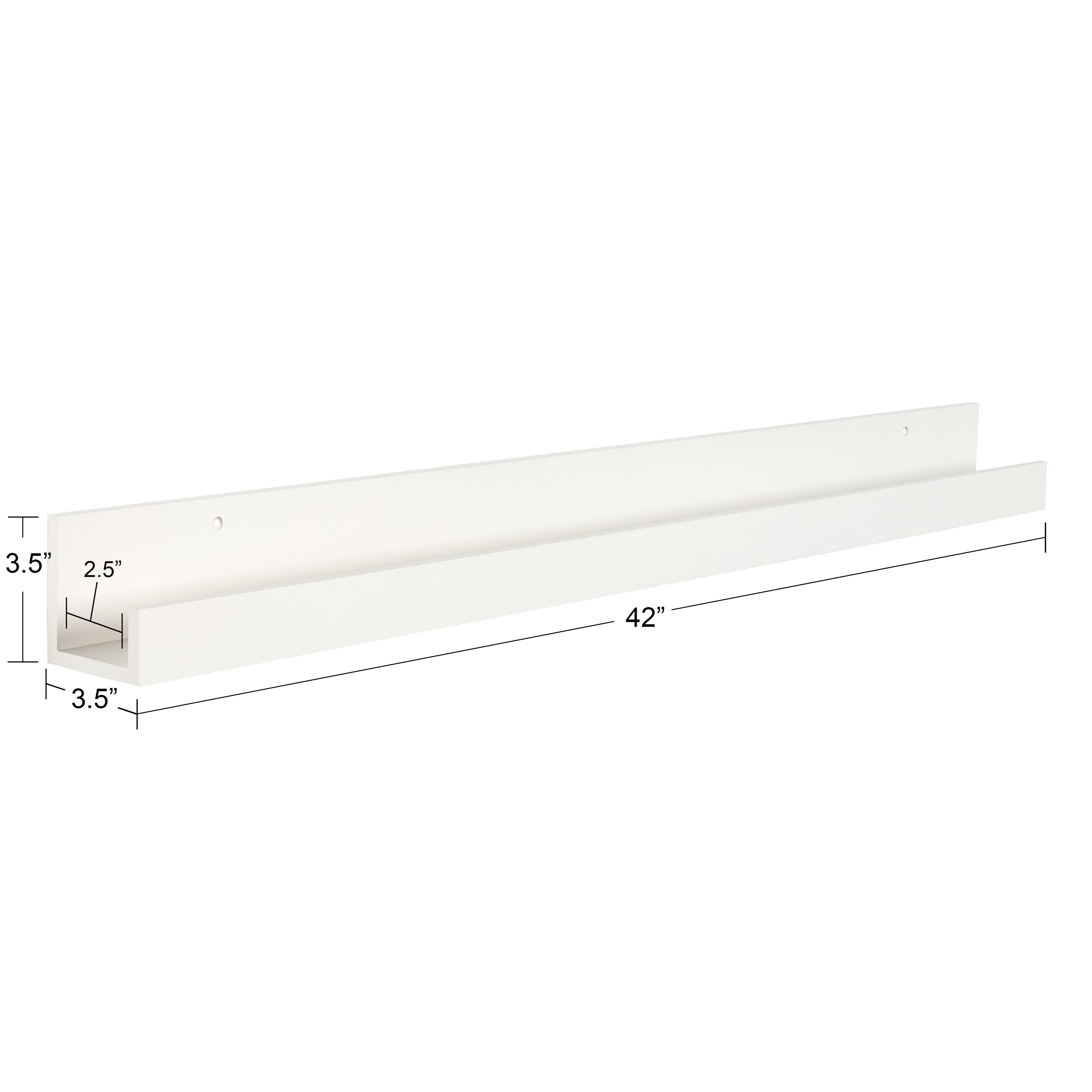 Levie Wooden Picture Ledge Wall Shelf