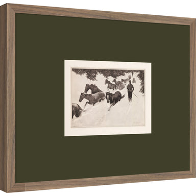 Framed Art Svelte Walnut 21x17 1