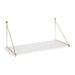 Wall Mounted Desk White Gold 38x14x16 1