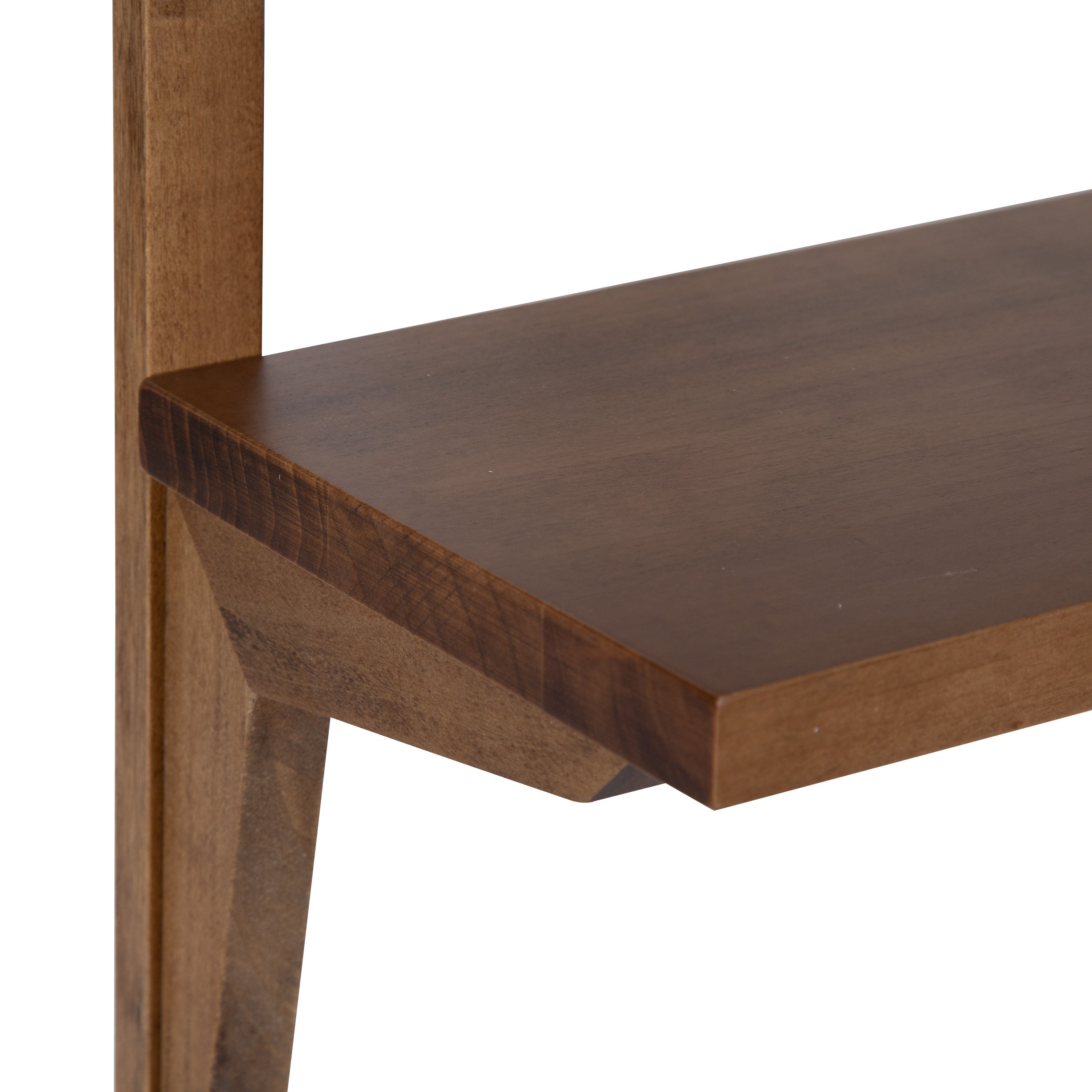 Accent Shelf Rustic Brown 24x8x24 4