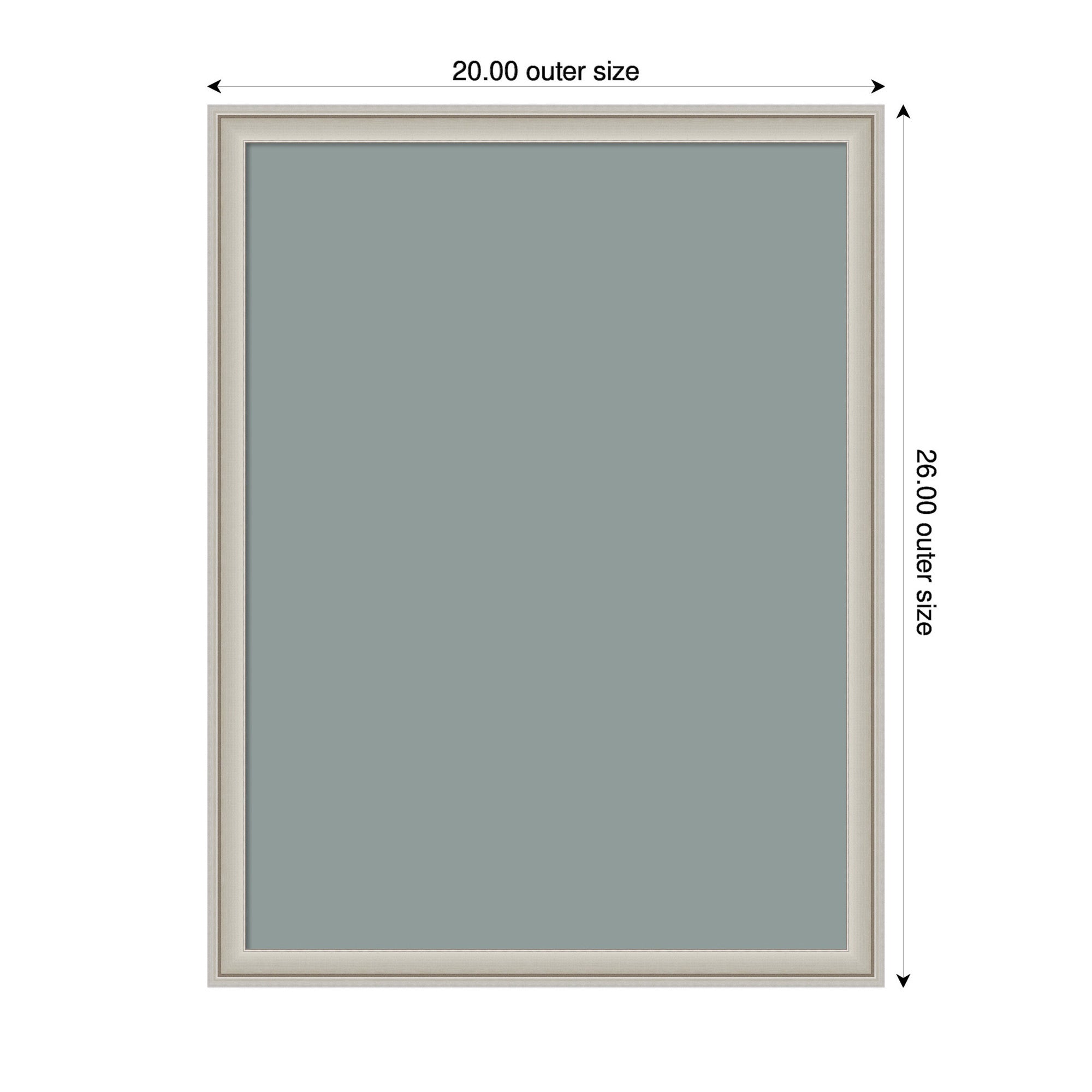 Pinboard Florence Silver 20x26 2