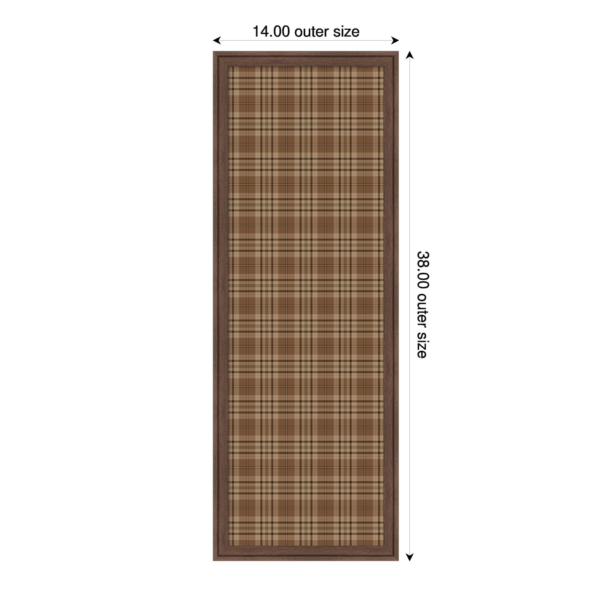 Magnetic Canvas 14x38 Florence Medium Brown 2