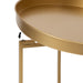Side Table Gold 18.25x18.25x22 5