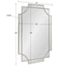 Scallop Mirror 24x36 Silver 5