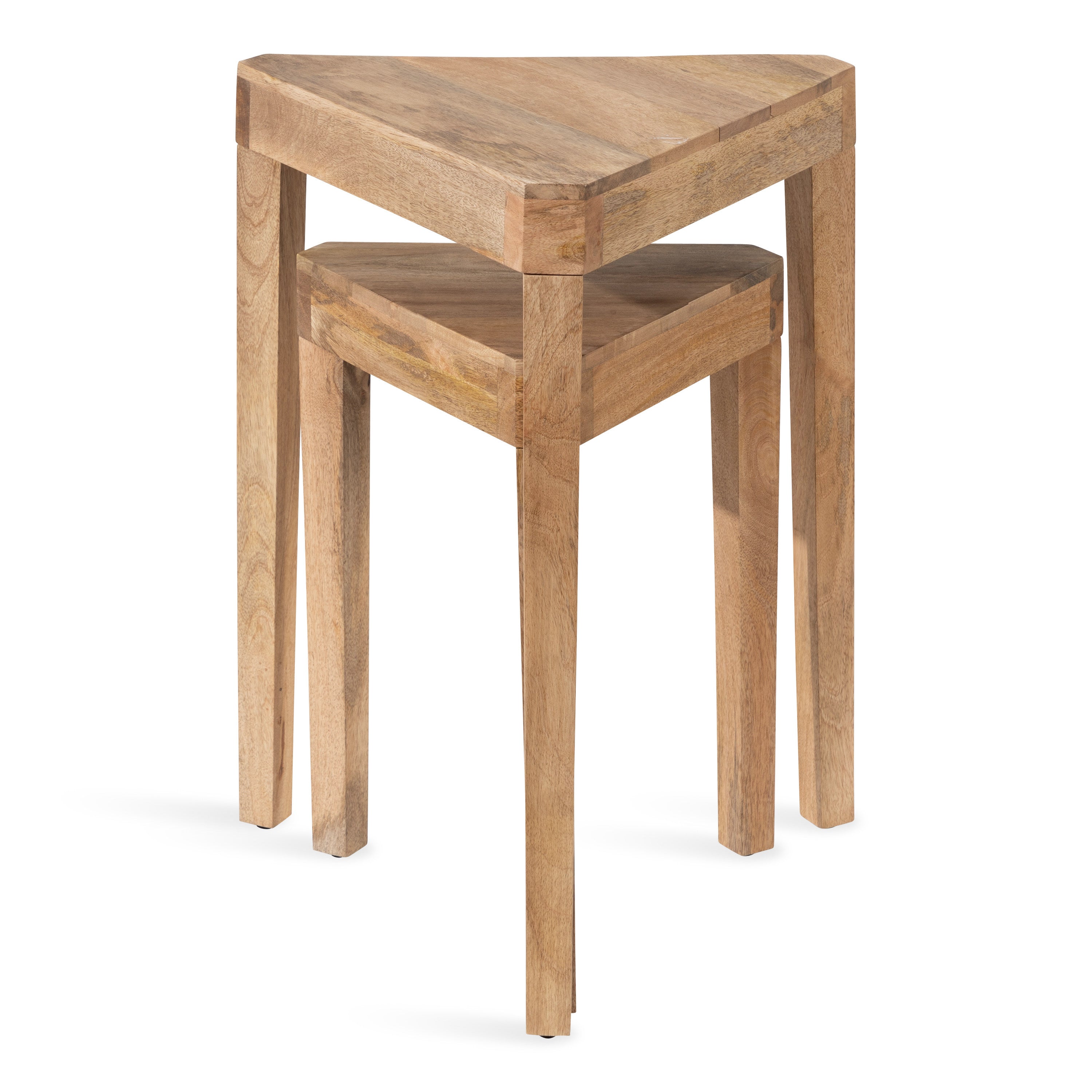 Nesting Table Natural 2 Piece 2