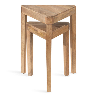 Nesting Table Natural 2 Piece 2