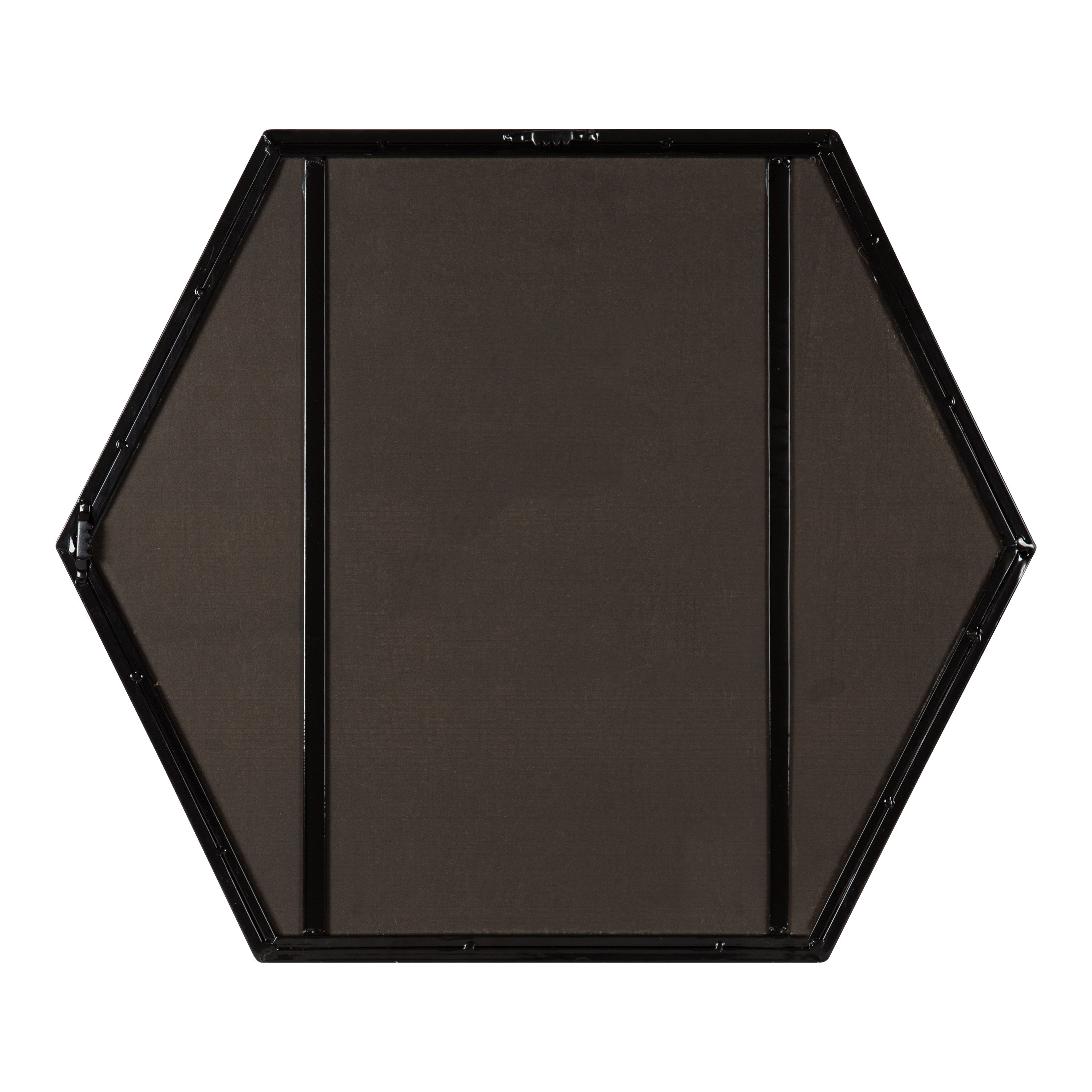 McNeer Hexagon Metal Wall Mirror