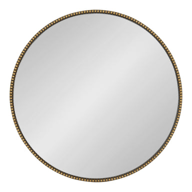 Round Mirror Gold 24" Diameter 1