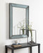 Rectangle Mirror Blue 23.5x35 5