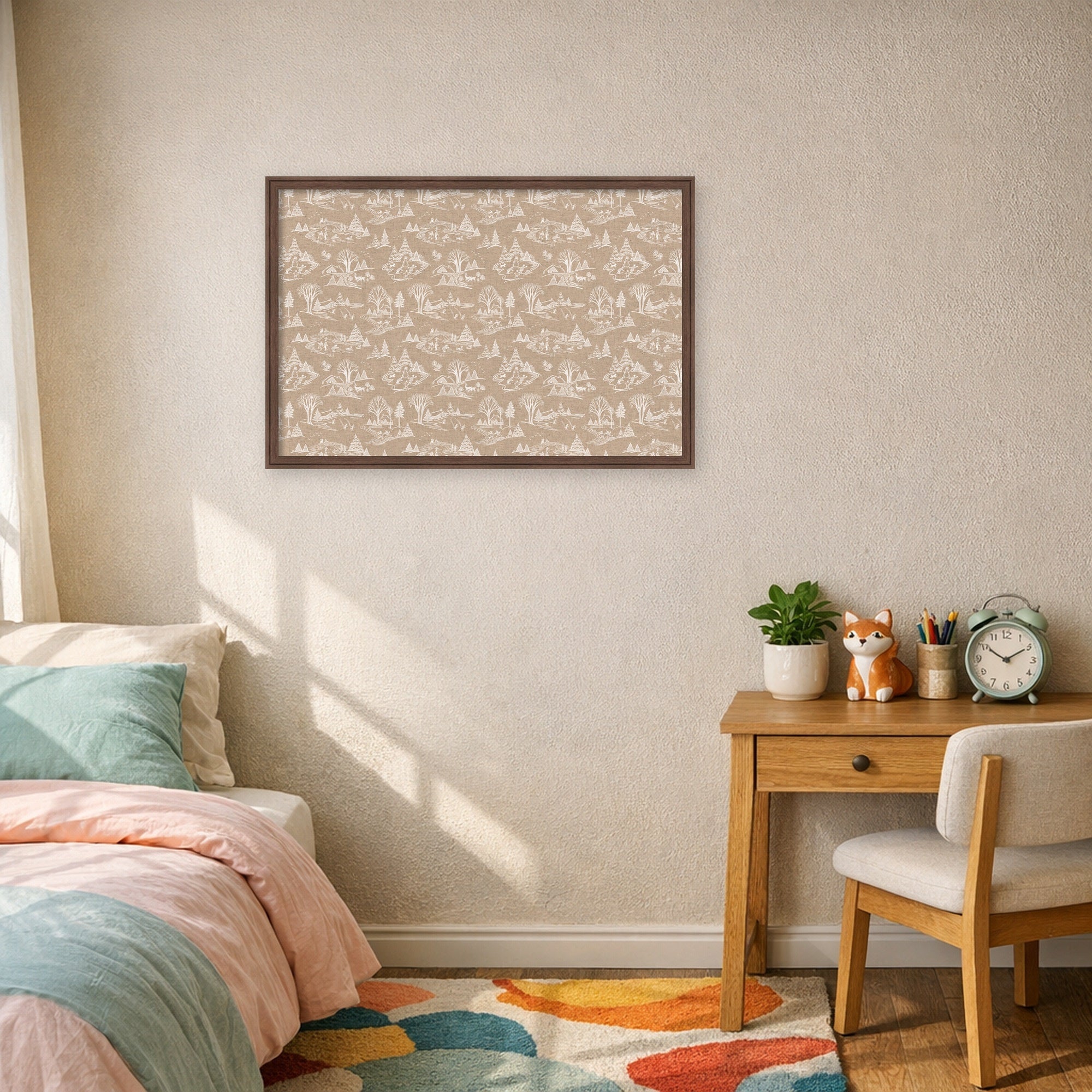 Magnetic Canvas Florence Medium Brown 38x26 6