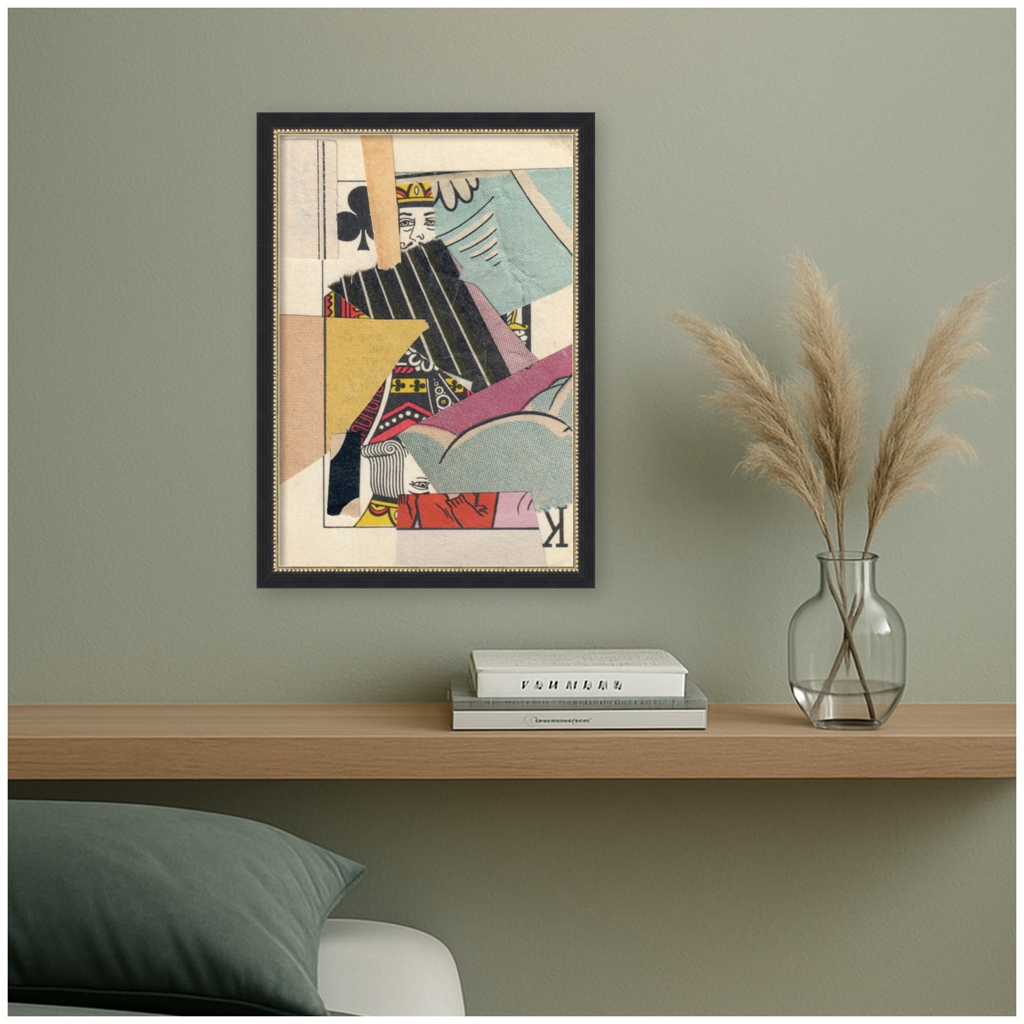 Mounted Canvas Belmont Black 18x26 6