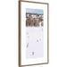 Framed Art Svelte Walnut 21x41 1