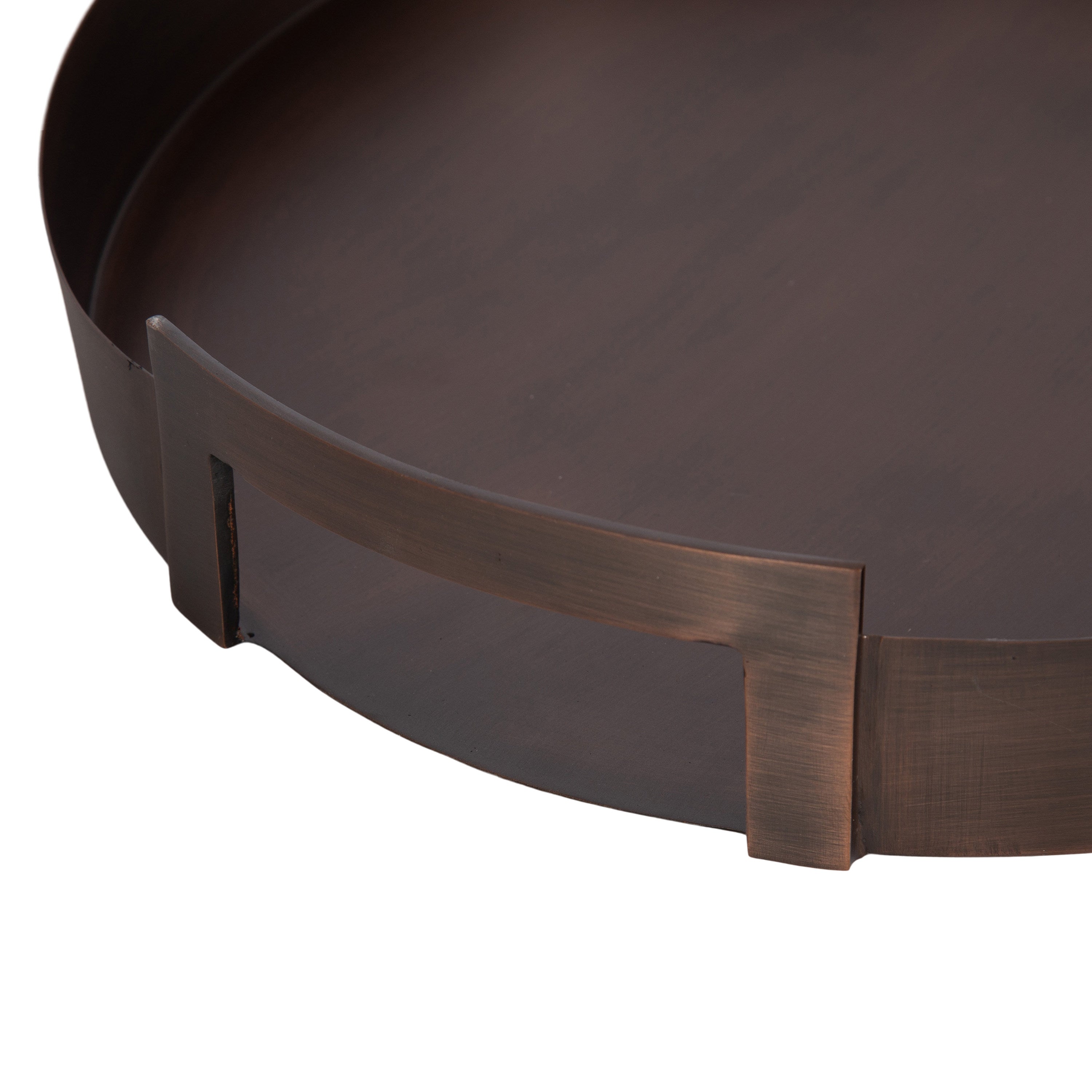 Single Tray Bronze 15" diameter 3