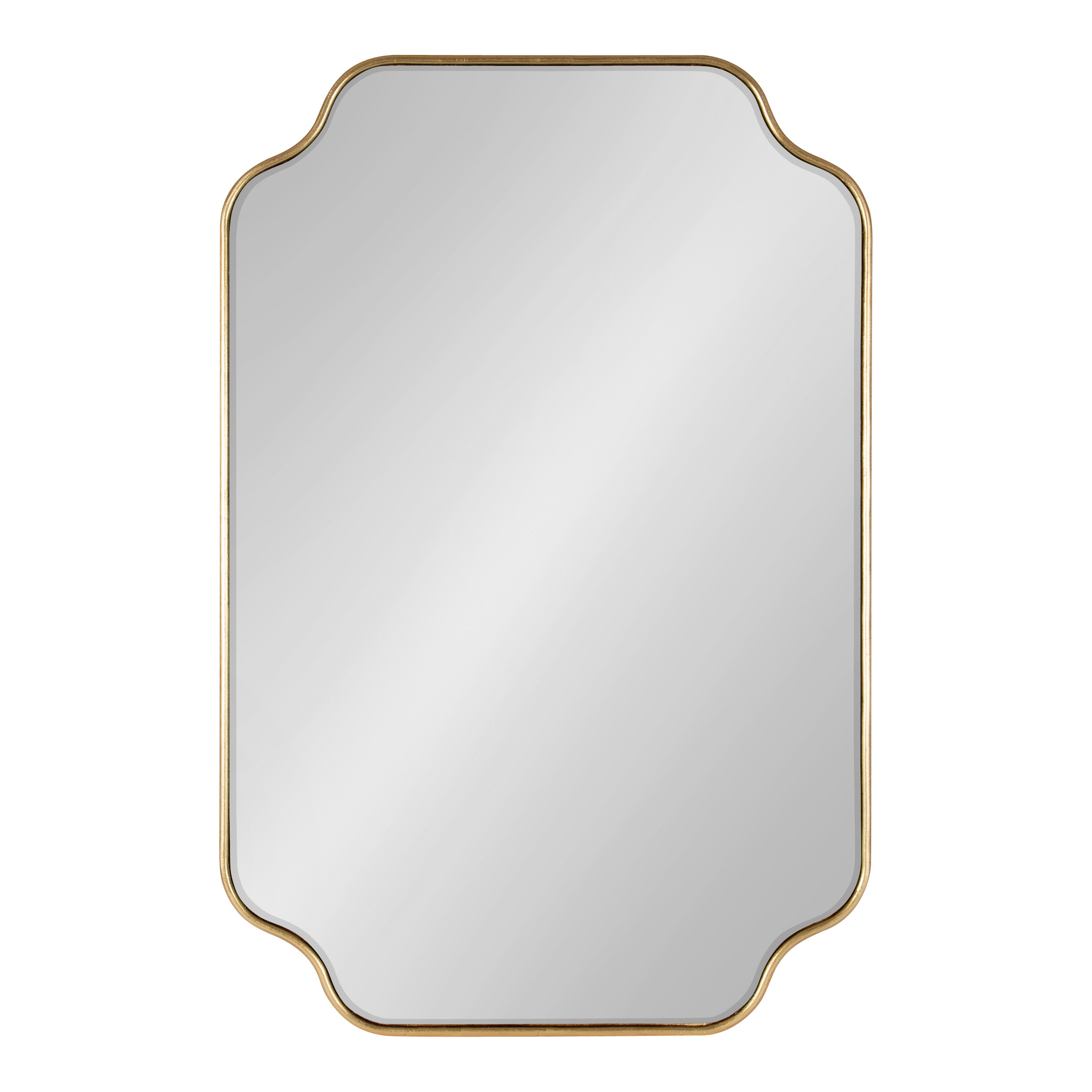 Scallop Mirror 24x36 Gold 2
