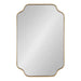 Scallop Mirror 24x36 Gold 2