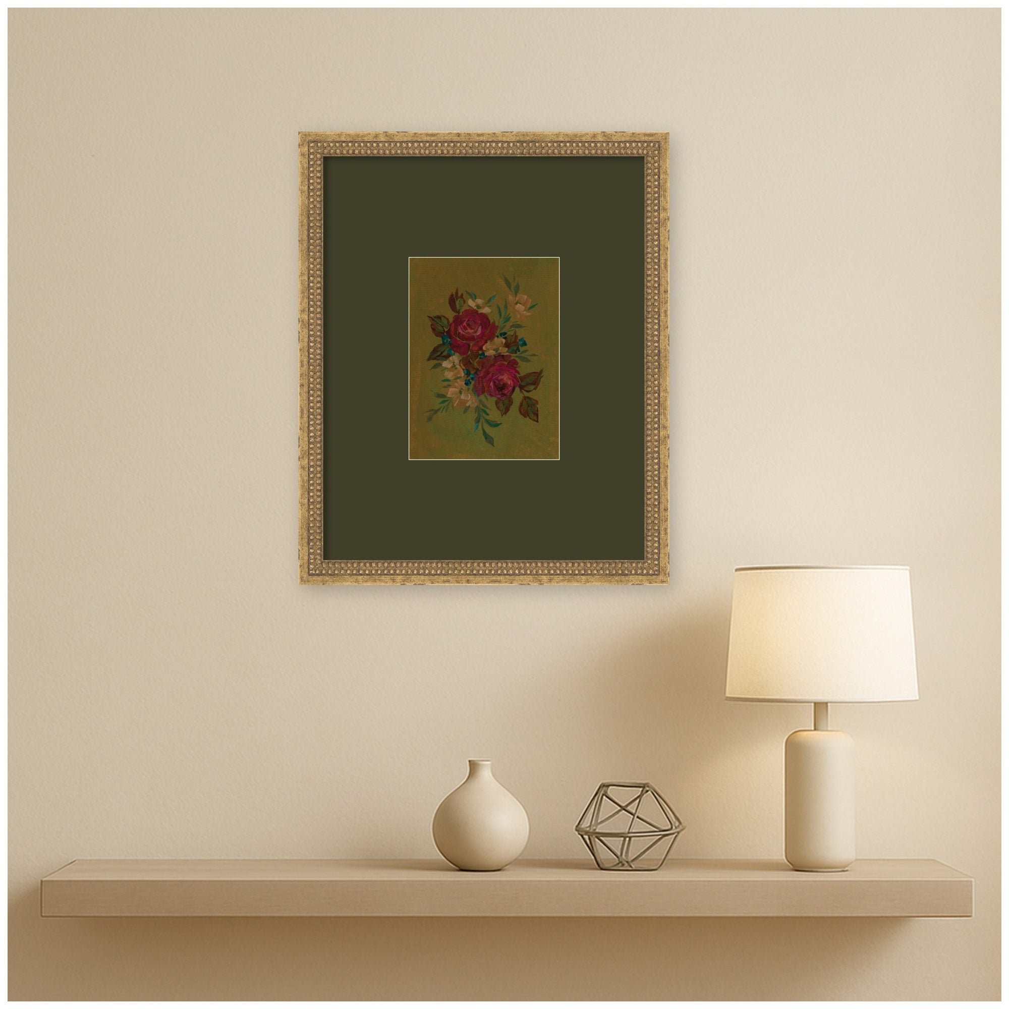 Framed Art 18x22 Castellan Gold 6