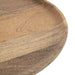 Side Table Natural Black 14x14x24 3