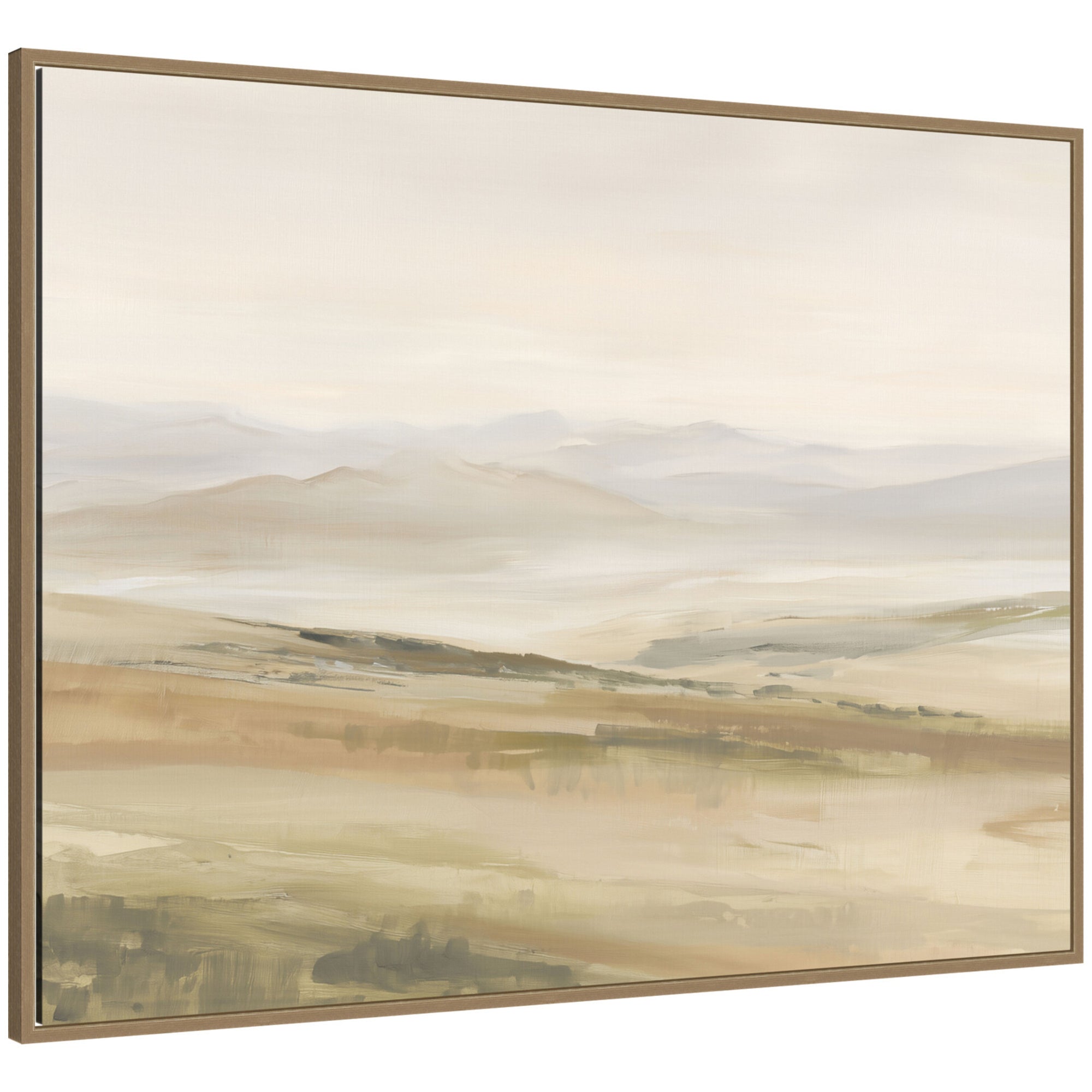 Framed Canvas 42x32 Sylvie Dark Gold 1