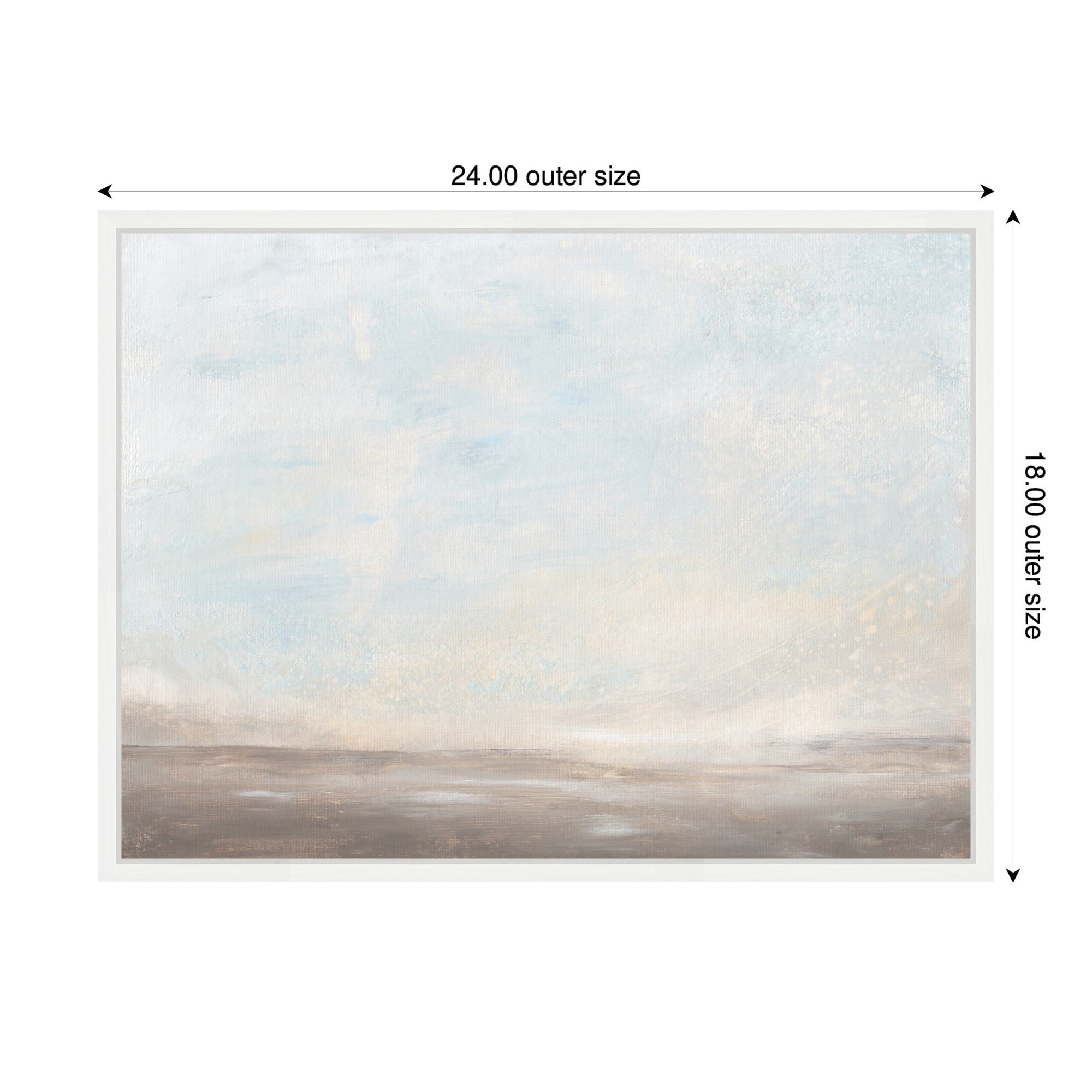 Framed Canvas 24x18 Sylvie White 2