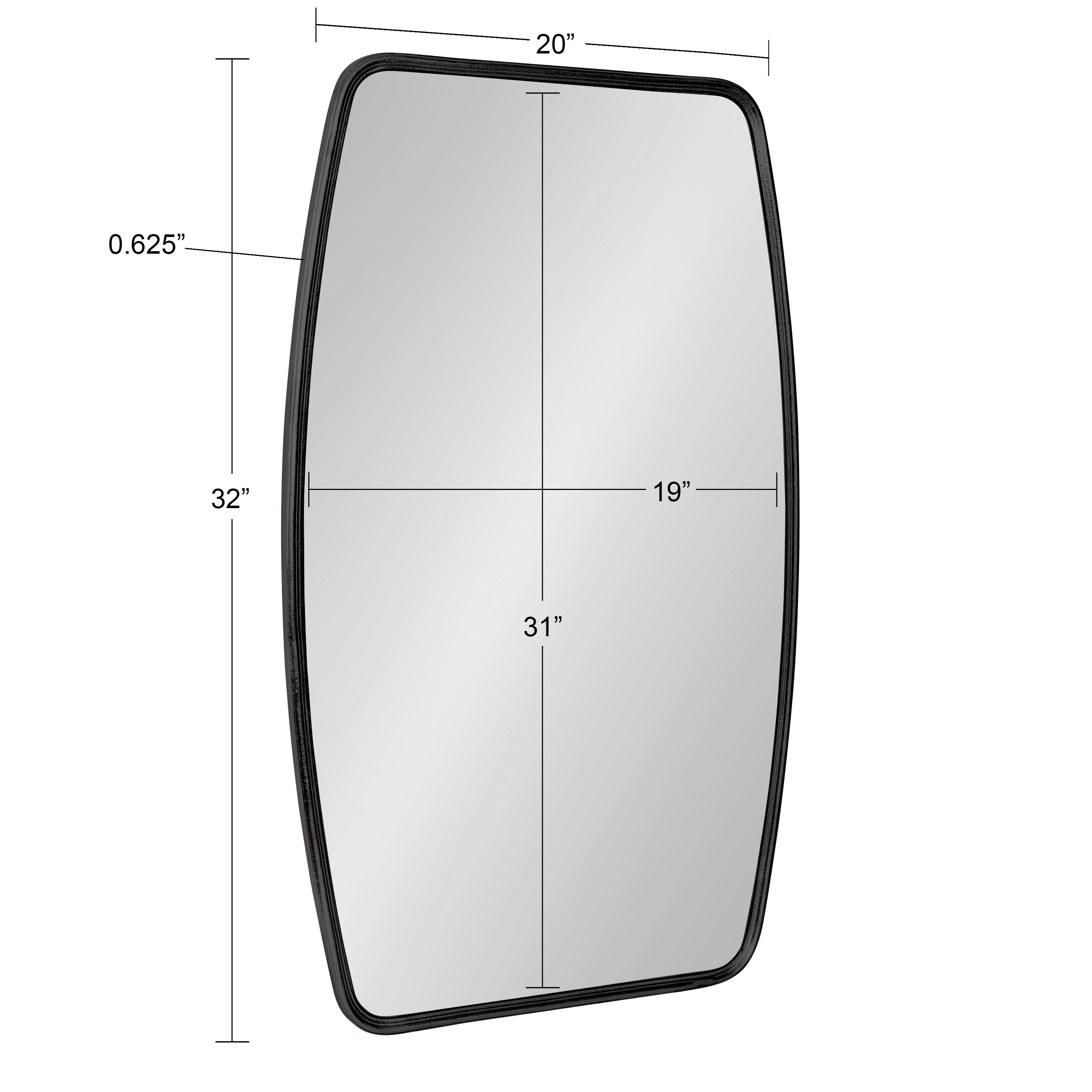 Capsule Mirror Black 20x32 5