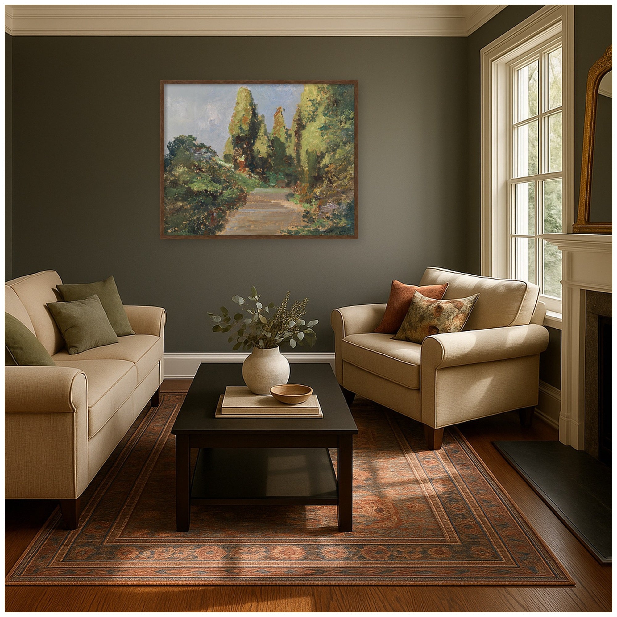 Mounted Canvas 41x33 Carlisle Brown Narrow 6