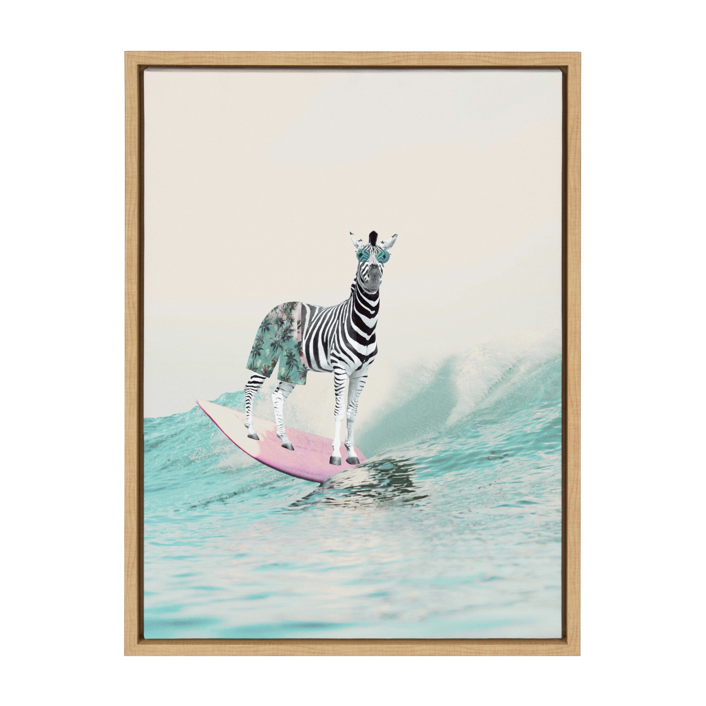 Framed Canvas Sylvie Natural 18x24 2