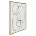 Framed Canvas Sylvie Bright Gold 28x38 2