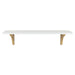Floating Shelf 36" White Gold 2