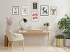 Framed Printed Art Black 16x20 2