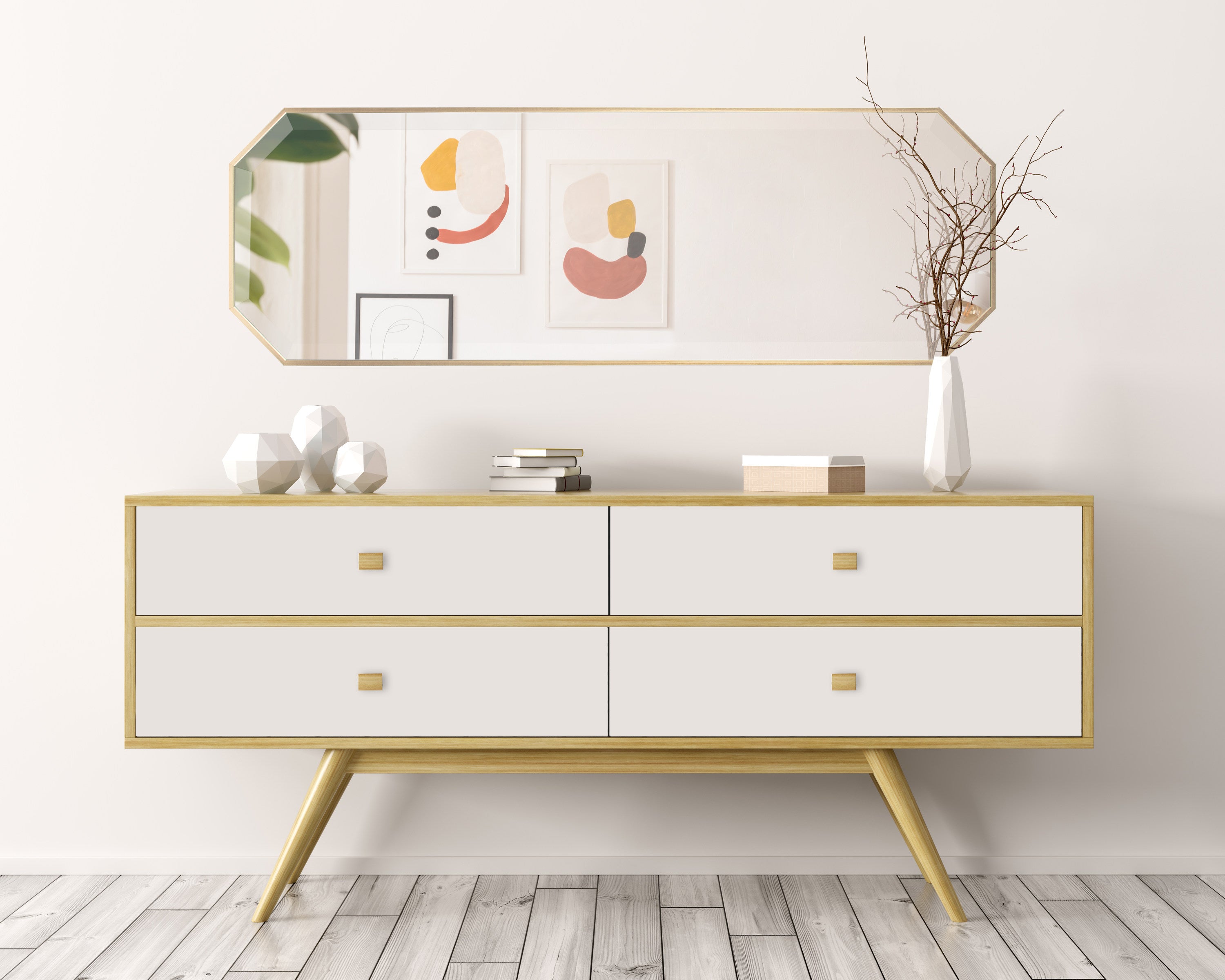 Full Length Mirror Gold 16x48 7